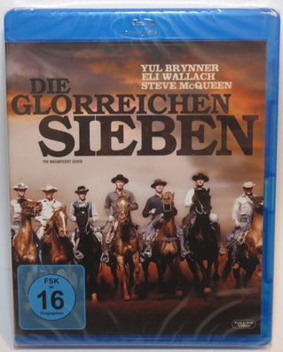 Die glorreichen Sieben - Yul Brynner - Steve McQueen - Blu-ray - OVP