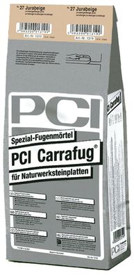 PCI Carrafug 5 kg Spezial-Fugenmörtel für Naturstein innen und außen Granit