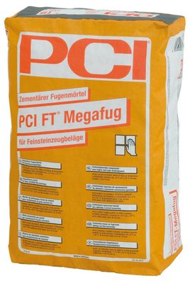 PCI FT Megafug 25 kg Fugenmörtel für Feinsteinzeug, Naturstein und Steinzeug