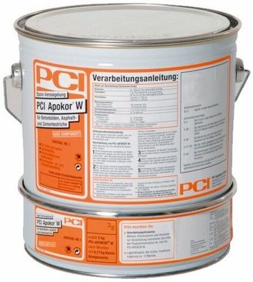 PCI Apokor W 20 kg Epoxi-Versiegelung für Betonböden Asphalt- und Zementestriche