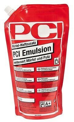 PCI Emulsion 1 kg Mörtel-Haftzusatz für Mörtel Putz zusatz für Heizestrich