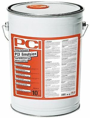 PCI Emulsion 10,0kg Mörtel-Haftzusatz für Mörtel Putz Heizestrich & Haftbrücken
