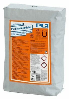 PCI Fassadenkleber 25 kg Verlegung keramischen Fliesen & Platten an der Fassade