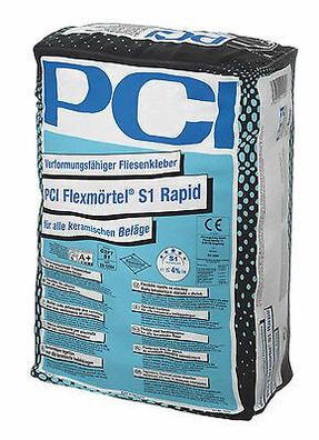 PCI Flexmörtel® S1 Rapid 20 kg Schnellkleber Flexkleber für Fußbodenheizung