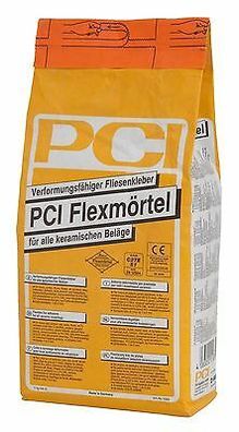 PCI Flexmörtel 5 kg Verformungsfähiger Fliesenkleber für alle Fliesen Flexkleber