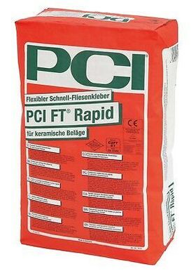 PCI FT Rapid 25 kg Schnell-Kleber Fliesen-Kleber Verlegung auf Heizestrich