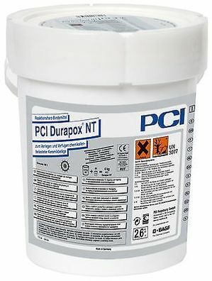 PCI Durapox® NT 4kg Reaktionsharz altweiß Fliesen-Kleber Fugen-Mörtel Fugenmasse