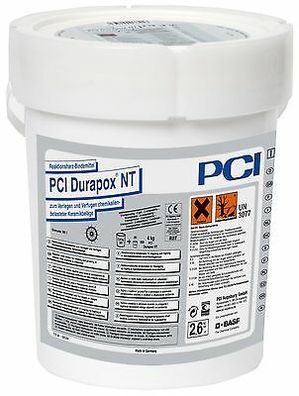 PCI Durapox® NT 4kg silbergrau Fliesen-Kleber Fugen-Mörtel Epoxidharz Fugenmasse