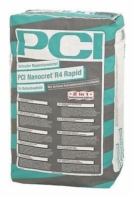 PCI Nanocret R4 Rapid 25 kg Schneller Reparaturmörtel für Betonbauteile