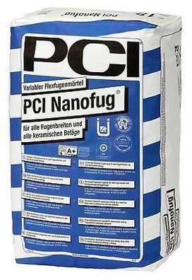 PCI Nanofug 15 kg Anthrazit Flexfugen-Mörtel Verfugen Fliesen Flexfuge Bad Küche