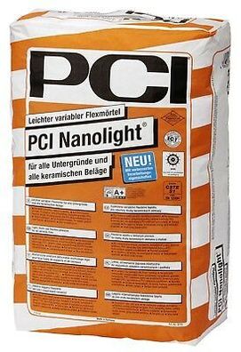 PCI Nanolight 15 kg Flexkleber für alle Untergründe und alle keramischen Beläge