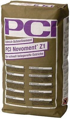 PCI Novoment Z1 25 kg Estrich-Schnellzement für schnell belegreife Estriche