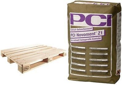 PCI Novoment Z1 42 x 25 kg Estrich-Schnellzement für schnell belegreife Estriche