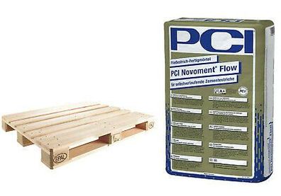 PCI Novoment® Flow 42 x 25 kg Fließ-Estrich Belegereife nach 1 Tag von 20 - 80 mm