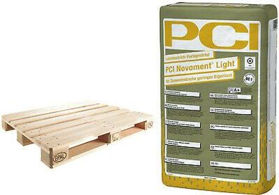 PCI Novoment® Light 55 x 15 kg Leichtestrich-Fertigmörtel Zement-Schnell-Estrich