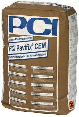 PCI Pavifix CEM 25 kg in Grau Zement-Pflasterfugenmörtel für Natursteinpflaster