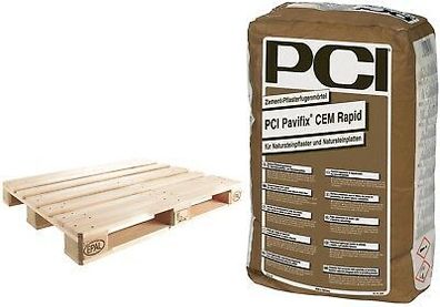 PCI Pavifix CEM Rapid 40 x 25 kg Grau Pflaster-Fugen-Mörtel Naturstein-Pflaster