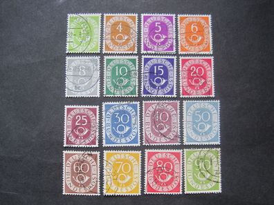 Bund MiNr. 123-138 gestempelt (C 713)