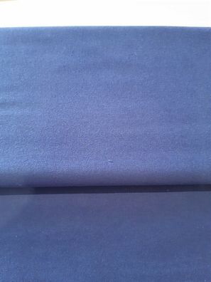 130 x 150 cm: Duvetine, samtartiges Baumwollgewebe, jeansblau,