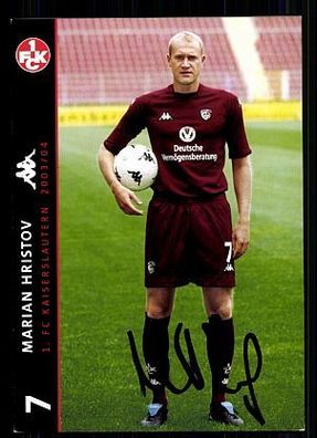 Marian Hristov 1. FC Kaiserslautern 2003/04 TOP AK Original Signiert + A 63390