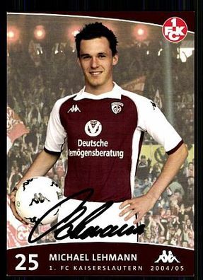 Michael Lehmann 1. FC Kaiserslautern 2004-05 TOP + A 63370