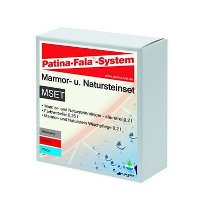 Patina Fala MSET Marmor- und Naturstein-Set 3-tlg. Farbvertiefer Pflege-Set