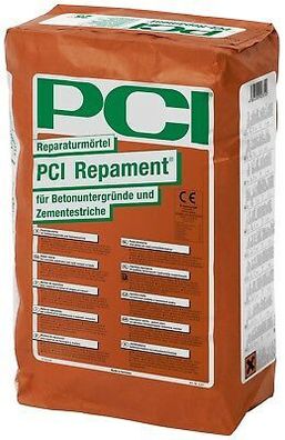PCI Repament® 25 kg Reparatur-Mörtel für Betonuntergründe und Zementestriche