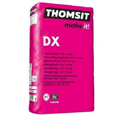 Thomsit DX Bodenausgleich 25 kg Sehr guter Verlauf von 0,5 - 15 mm Ausgleich