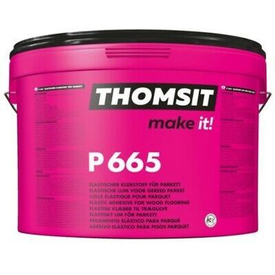 Thomsit P 665 Elastischer Klebstoff für Parkett 16 kg für Mehrschichtparkett