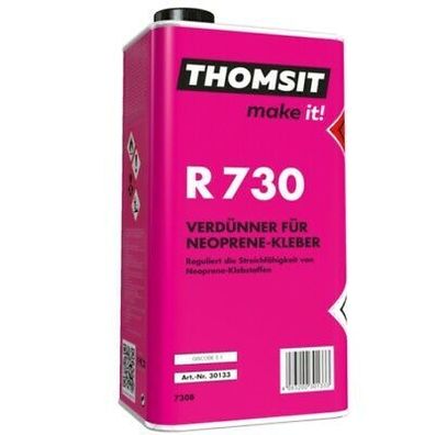 Thomsit R 730 Verdünner für Neoprene-Kleber 5 L für Neoprene-Klebstoffe