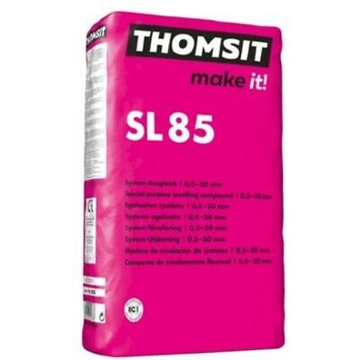 Thomsit SL 85 System-Ausgleich 25 kg Gabelstaplerfest für Industrieböden