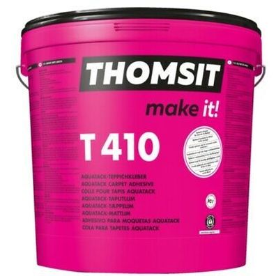 Thomsit T 410 Aquatack Teppichkleber 15 kg für alle Textilbeläge klebstark