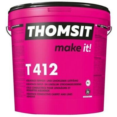 Thomsit T 412 Aquatack- Teppich-Linokleber Leitfähig 14 kg Linoleumbeläge
