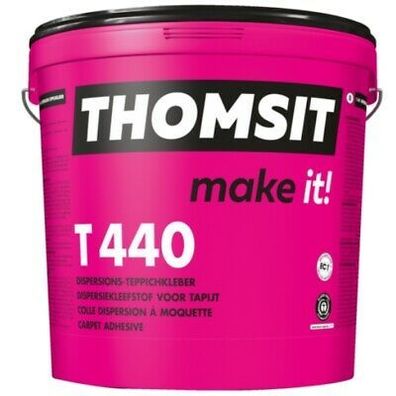 Thomsit T 440 Dispersions-teppichkleber 15 kg Schnellkleber für Textilbeläge