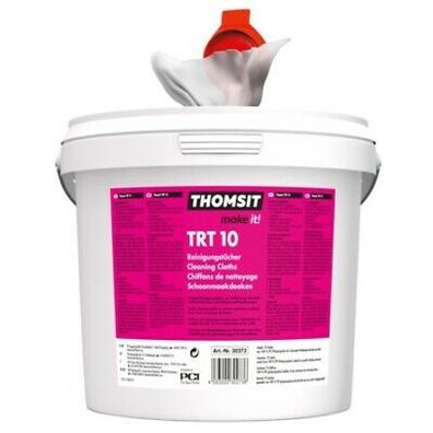 Thomsit TRT10 Reinigungstücher 72 Tücher Entfernen von Klebstoffrückständen