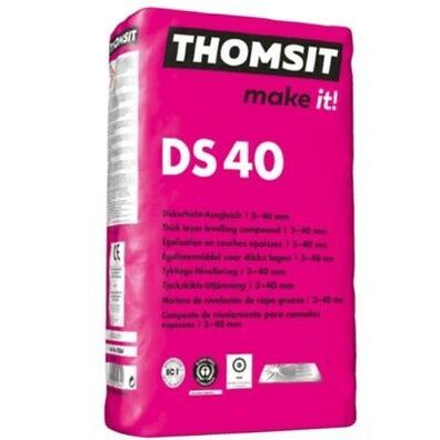 Thomsit® DS 40 Dickschicht-Ausgleich 25 kg zum Ausgleichen von 3 - 40 mm