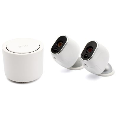 Arlo HD Überwachungskamera & Alarmanlage 2er Set Smart Home kabellos Innen/ Außen