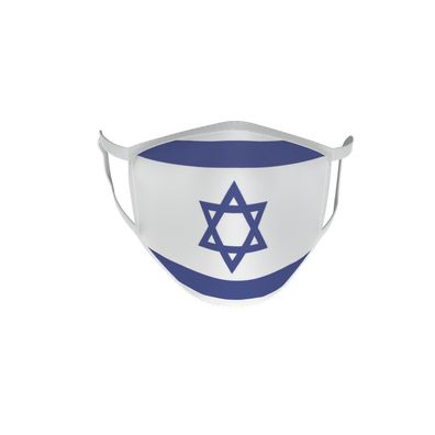 Behelfsmaske Gesichtsmaske Maske Fahne Flagge Israel