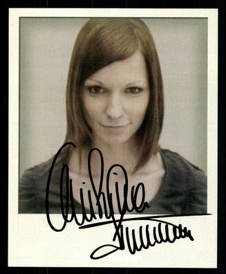 Christina Stürmer Autogrammkarte Original Signiert ## BC 47809