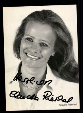 Claudia Rieschel Autogrammkarte Original Signiert # BC 137875