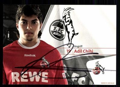 Adil Chihi 1. FC Köln 2008-09 Autogrammkarte + A 63610