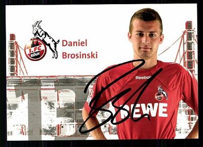 Daniel Borsinski 1. FC Köln 2010-11 Autogrammkarte + A 63590