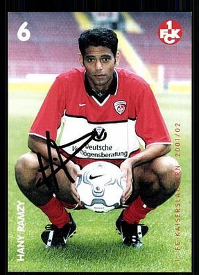 Hany Ramzy 1. FC Kaiserslautern 2001-02 Autogrammkarte + A 63425