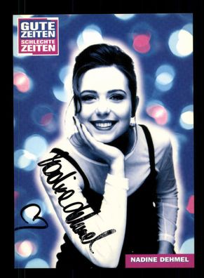 Nadine Dehmel GZSZ Autogrammkarte Original Signiert # BC 89326