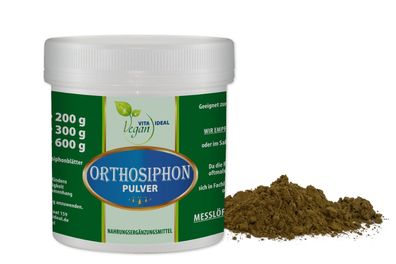 Vitaideal Vegan® Orthosiphon - Blätter Pulver (Orthosiphon stamineus) 50-1200g