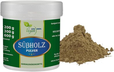 Vitaideal Vegan® Süßholz-Pulver (Glycyrrhiza) 50-1200g, frei von Zusatzstoffen