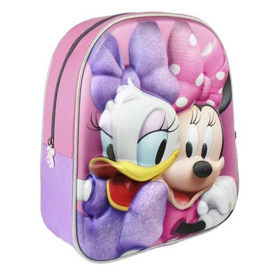 Disney Minnie Mouse Maus 3D Kinder Rucksack 31cm Bag Backpack Daisy Duck