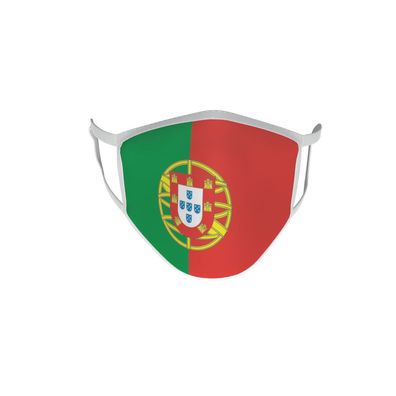 Behelfsmaske Gesichtsmaske Maske Fahne Flagge Portugal