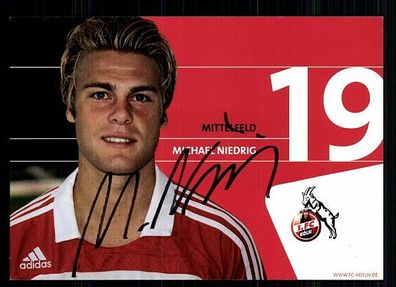 Michael Niedrig 1 FC Köln 2007-08 Autogrammkarte + A 63641