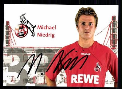 Michael Niedrig 1. FC Köln 2010-11 Autogrammkarte + A 63599
